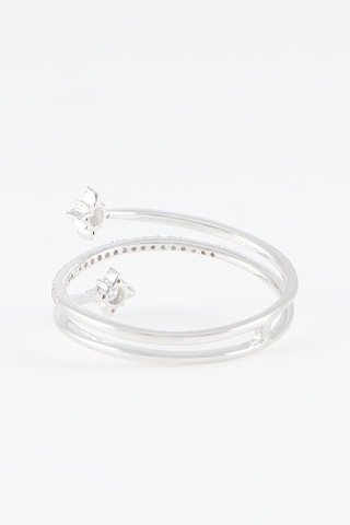 Anillo Destello - Oro blanco y diamantes