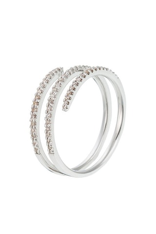 Anillo Tourbillon - 
Oro blanco y diamantes