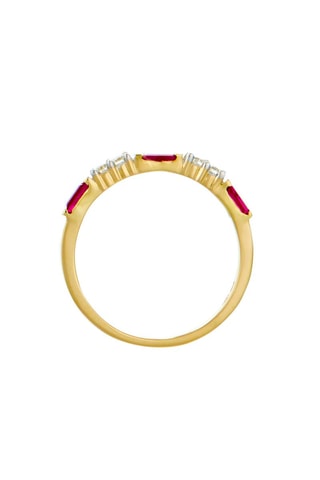 Alianza  Eclat éclat rubis  - Oro amarillo, rubí y diamantes