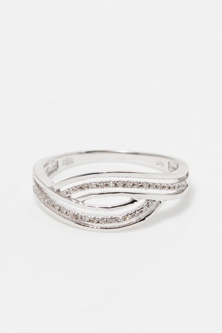 Anillo Légèreté - 
Oro blanco y diamantes