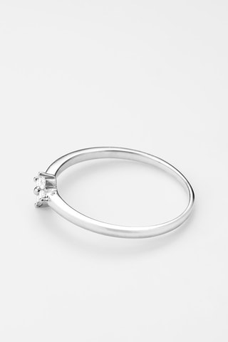 Anillo Alba - Oro blanco y diamantes