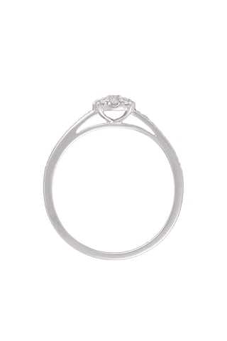 Anillo - Oro blanco y diamantes