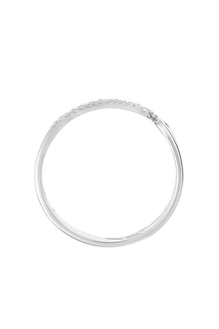 Anillo Faux-jumeaux  -  Oro blanco y diamantes