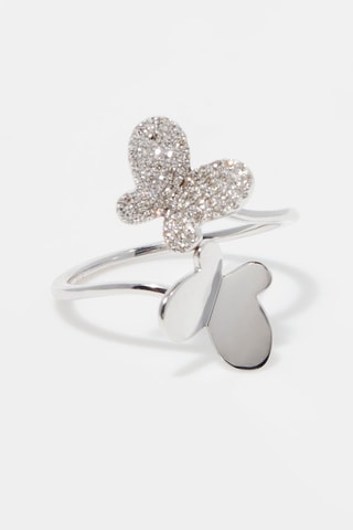 Anillo - Oro blanco y diamantes