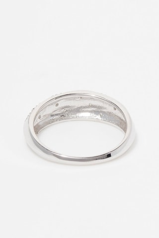 Anillo Vague - 
Oro blanco y diamantes