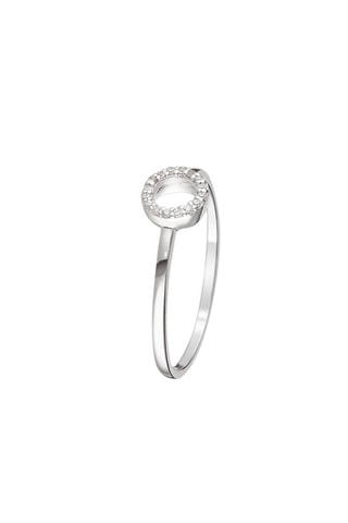 Anillo Bulle - Oro blanco y diamantes
