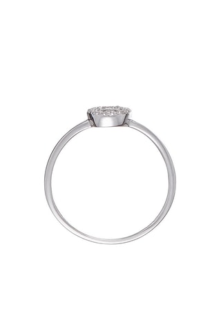 Anillo Bulle - Oro blanco y diamantes