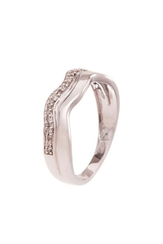 Anillo Guapa - 
Oro blanco y diamantes