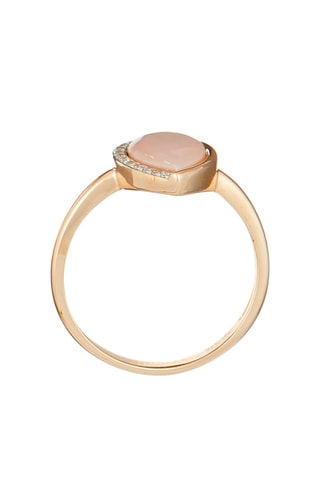 Anillo Goute Rose - Oro rosa y diamantes