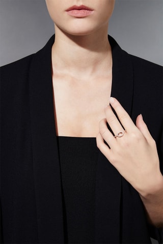 Anillo Eclipse -  Oro blanco y diamantes