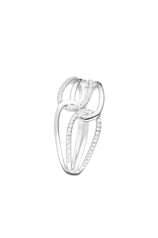 Anillo Amour Passion - Oro blanco y diamantes