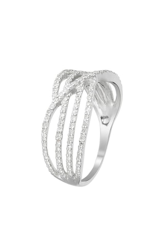 Anillo Jolie Fusion  - Oro blanco y diamantes