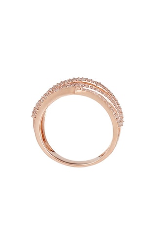 Anillo Croisades Eternelles - Oro rosa y diamantes