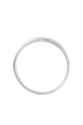 Anillo Hauteur - Oro blanco y diamante