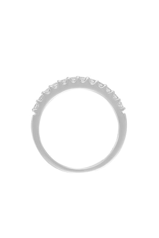 Alianza tour de diamants -  Oro blanco y diamantes 0,33 quilates/12