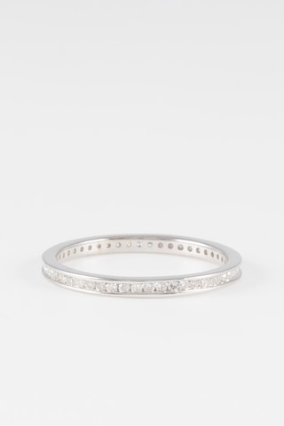 Alianza Amoria - Oro blanco y diamantes