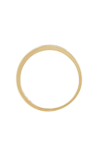 Alianza Baguette - Oro amarillo y diamantes 