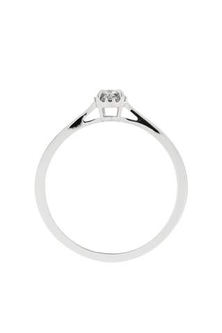 Bague Amoureuse - Or blanc et diamants