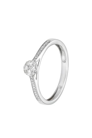Bague Love, always - Or blanc et diamants