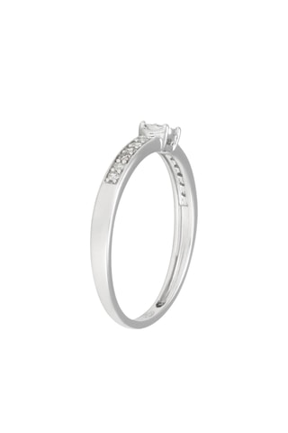 Bague Anya - Or blanc et diamants