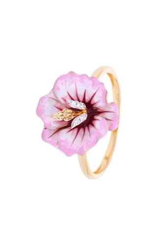 Anillo Rina - Oro amarillo y diamantes