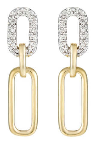 Pendientes Ayumi - Oro amarillo y diamantes