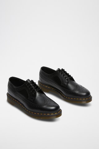 Richelieu en cuir - Noir