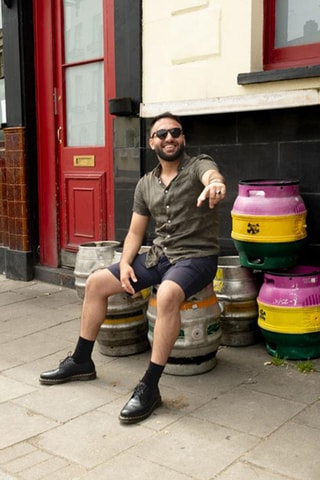 Richelieu en cuir - Noir