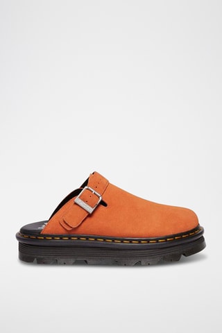 Mules en cuir Zebzag - Orange