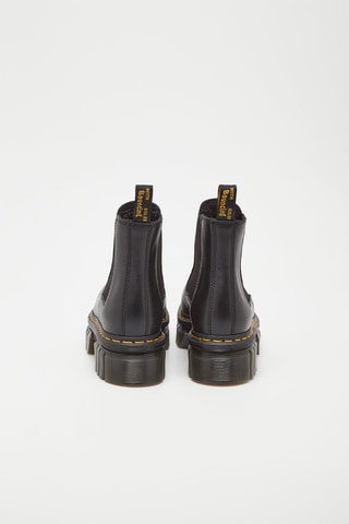 Bottines Chelsea plateformes en cuir Audrick Chelsea Black Nappa Lux - Noir