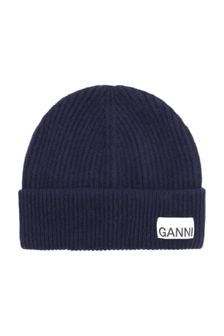 Wollen Muts - Marineblauw