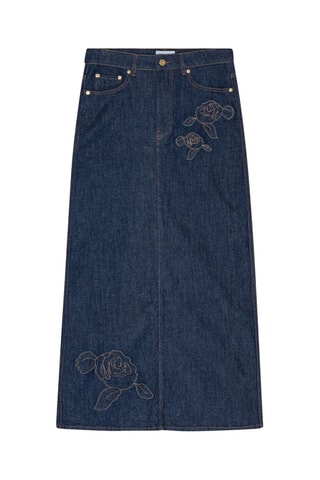 Biologisch Katoenen Spijkerrok - Blauw