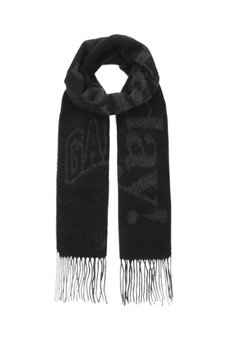 Wollen Sjaal - Antraciet