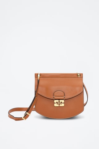 Leren Schoudertas - Camel