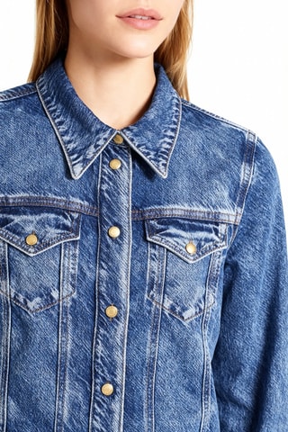 Biologisch Katoenen Spijkerblouse - Blauw