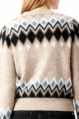 Alpacawollen en Wollen Trui - Beige en Bruin