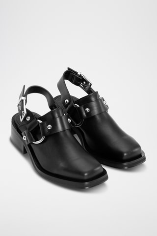 Leren Sandalen - Zwart