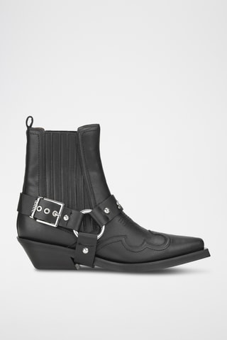 Leren Chelsea Boots - Zwart