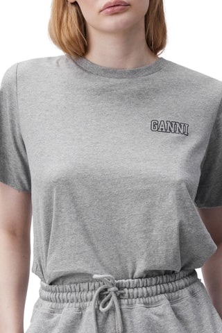 Biologisch Katoenen T-shirt - Gemêleerd Grijs