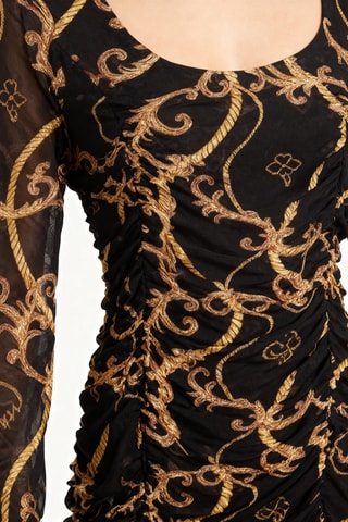 Nauwaansluitende Jurk - Zwart