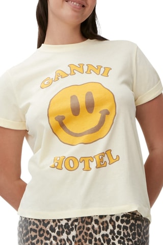 Biologisch Katoenen T-shirt - Beige