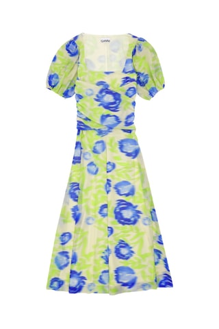 Midi-jurk - Marineblauw en Groen