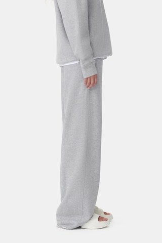 Biologisch Katoenen Broek Wide Legs - Gemêleerd Grijs