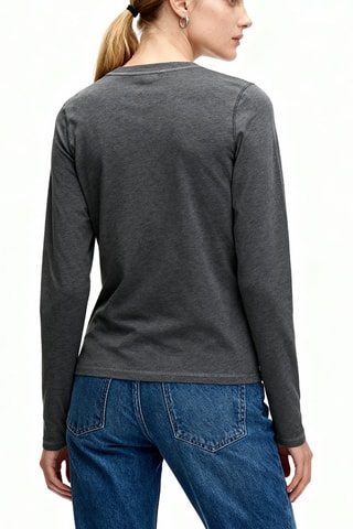 Biologisch Katoenen T-shirt - Donkergrijs