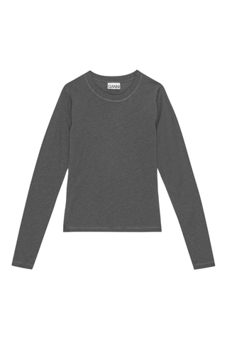 Biologisch Katoenen T-shirt - Donkergrijs