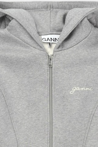 Biologisch Katoenen Sweater met Capuchon - Gemêleerd Lichtgrijs