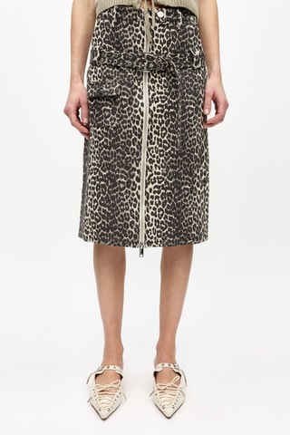 Biologisch Katoenen Midirok - Zwart en Wit