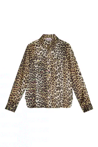 Blouse - Zwart en Bruin