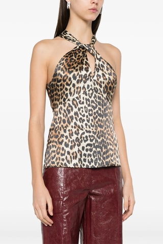 Top - Zwart en Bruin