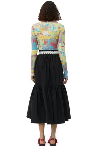 Biologisch Katoenen Midirok - Zwart